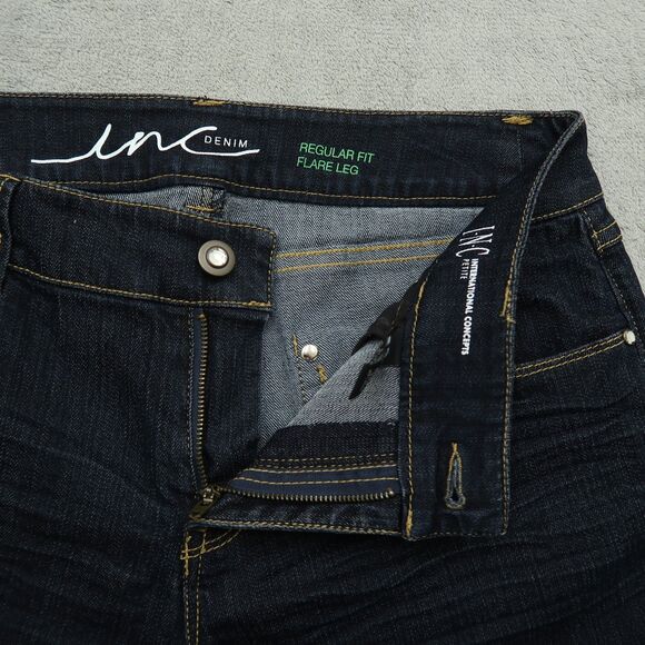 INC International Concepts Jeans Women's Size 6P Low-Rise Flare Leg 29" Inseam - Picture 3 of 16